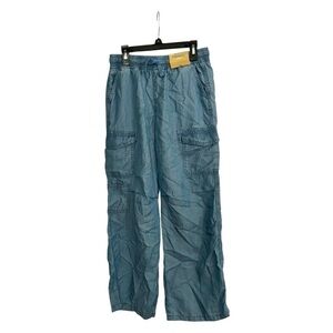 NWT Thereabouts Utility Pants 100% Tencel material light blue